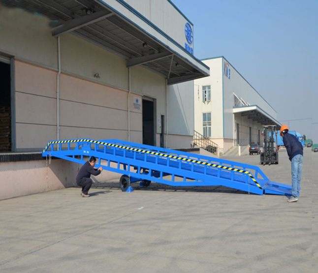 湖北移动式登车桥应用